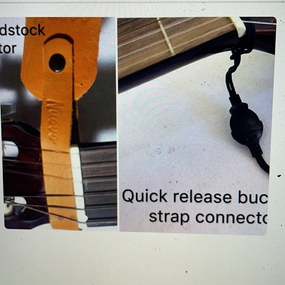 NuovoDesign L l B E R T Y Floral Design  Guitar strap - Picture 2 of 6